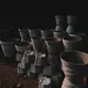 Ceramic Vases on shelf